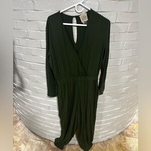 Olive Green Chaser Jumpsuit size M